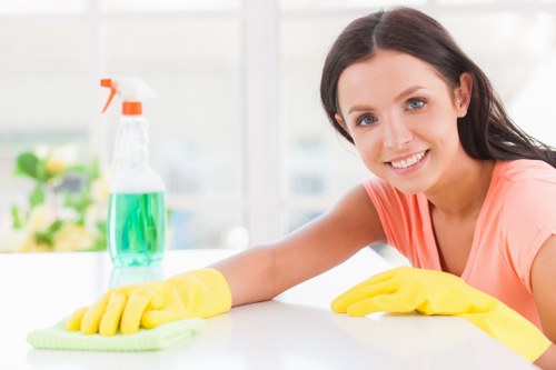 Professional commercial carpet cleaning in a Manor Park office