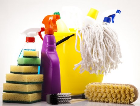 Form and notes used to report a carpet cleaning issue